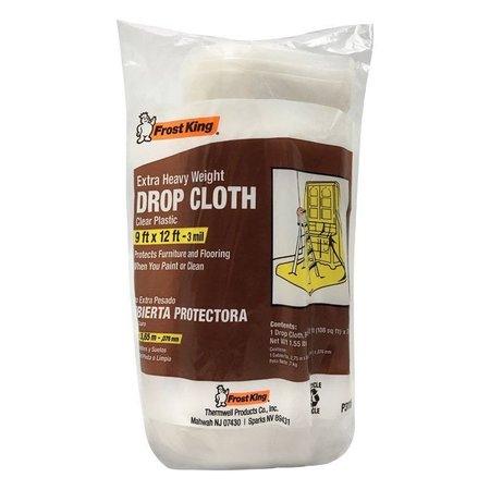 THERMWELL PRODUCTS Drop Cloth 9X12' 3Mil P311R